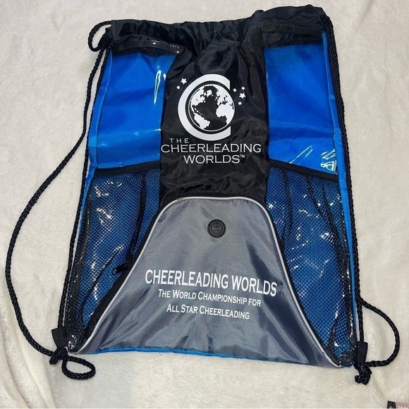 Cheerleading Worlds String Backpack Bag - Picture 1 of 3